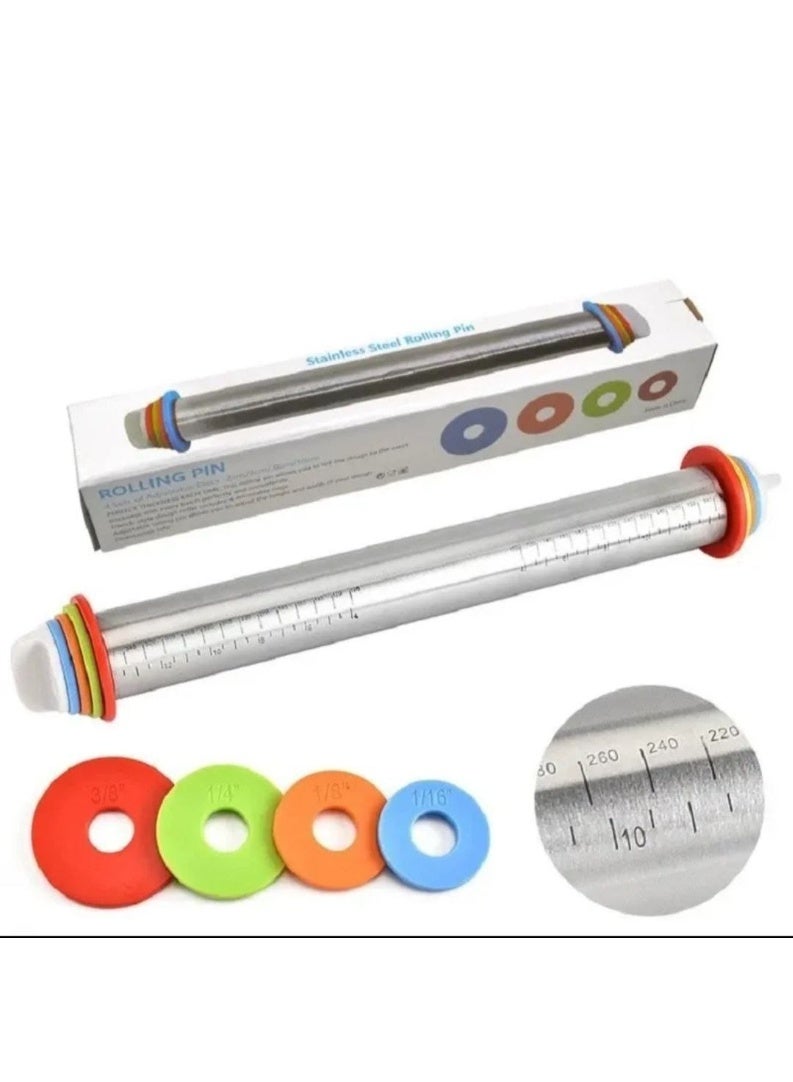 stainless steel rolling pin - Image 1